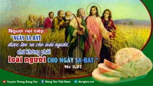Manna: Con Người làm chủ ngày sabát (Thứ Ba Tuần 2 Thường niên - Mc 2,23-28)