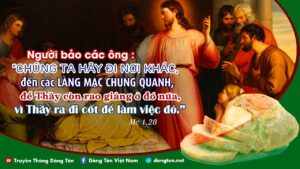 Manna: Bà phục vụ các ngài (Thứ Tư Tuần 1 Thường niên - Mc 1,29-39)