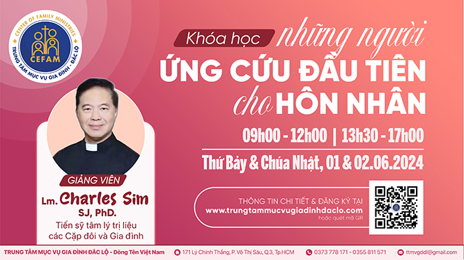 Khóa học: “Những người ứng cứu đầu tiên trong hôn nhân”