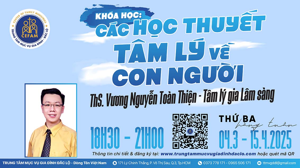 Khóa học: Các Học thuyết Tâm lý về con người