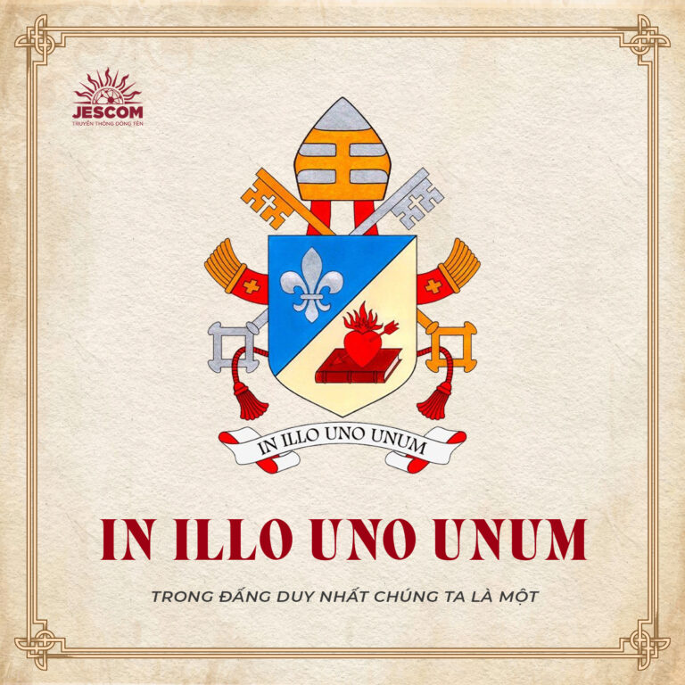 Khẩu hiệu và huy hiệu của Đức Giáo hoàng Lêô XIV