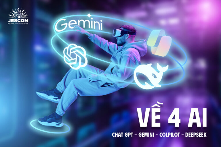 AI Lược Sử – Phần II: Về 4 AI - ChatGPT, Gemini, Colpilot, Deepseek