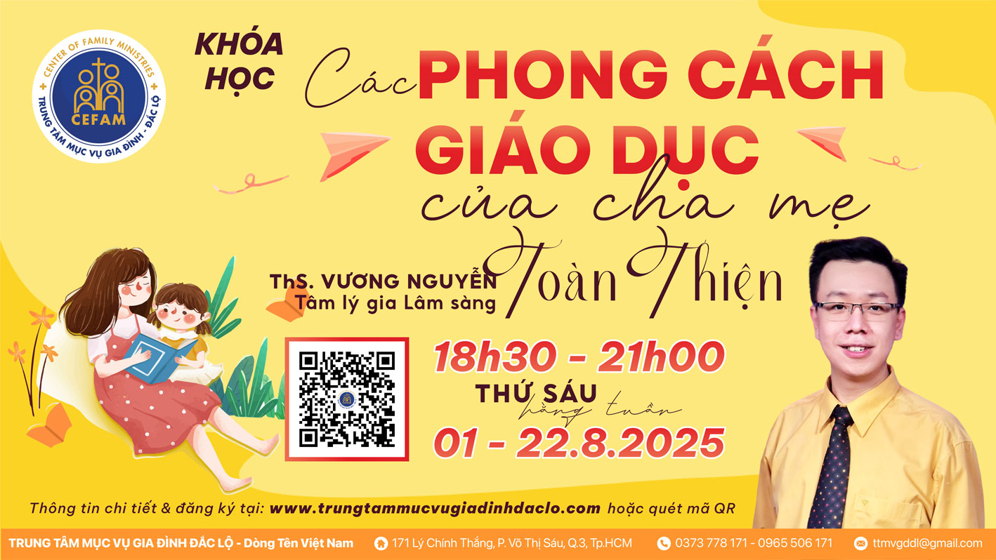 Khoá học: “Các phong cách giáo dục của cha mẹ”