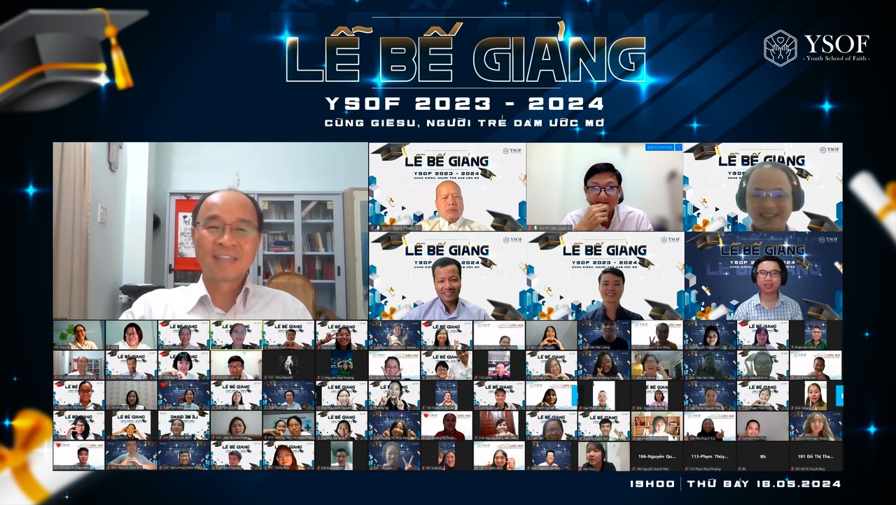 Lễ Bế Giảng Trường học Đức Tin cho Người Trẻ 2023 – 2024