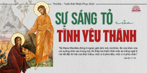 Sự sáng tỏ của Tình Yêu Thánh - Thứ Ba tuần Bát Nhật Phục Sinh Sự sáng tỏ của Tình Yêu Thánh - Thứ Ba tuần Bát Nhật Phục Sinh